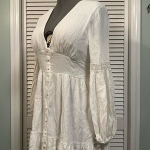 Francescas Boho Long Sleeve Dress Women's Medium